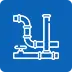 Plumbing & Sanitary Works Icon.