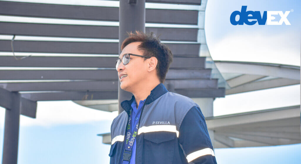 DEVEX OHS Practitioner Mr. Patrick Sevilla, wearing eye glass image 2.