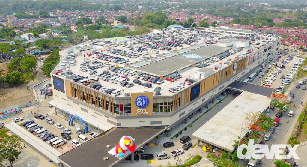 SM City Caloocan birds eye view