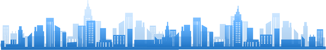 Buildings that are position sticking to each other.